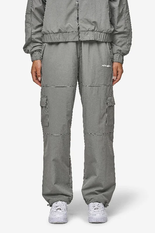 Yuri Tracksuit Pants Deep Grey Relaxed High-Waist Trousers