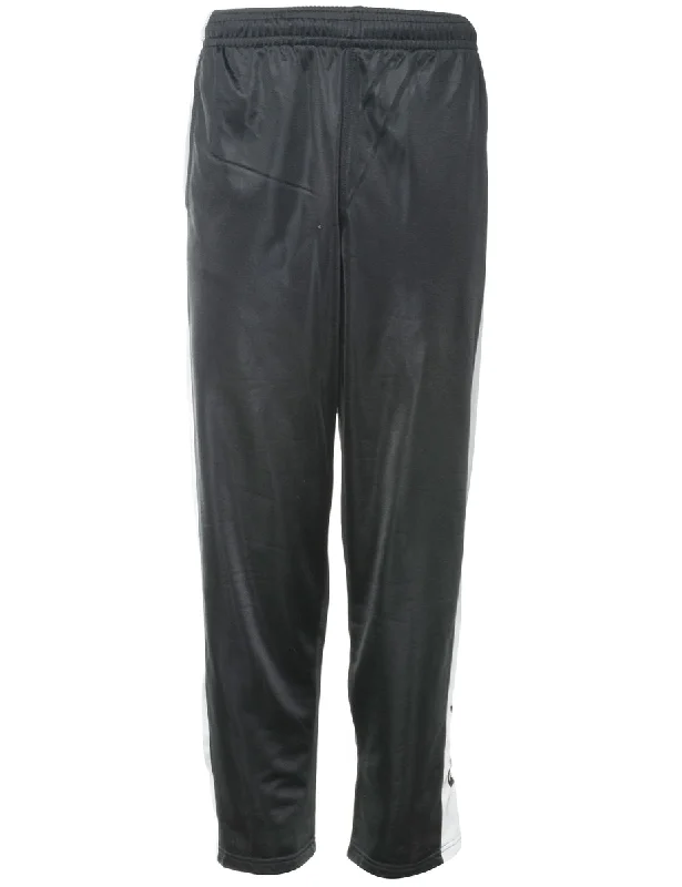 Black Track Pants - W28 L29 Slim Fit Casual Pants