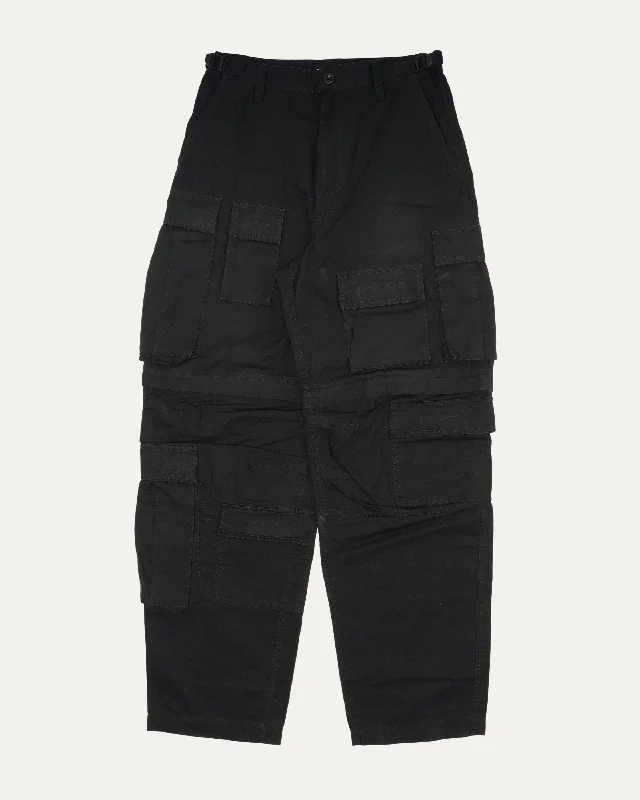 Convertible Cargo Pants Elegant Palazzo Trousers