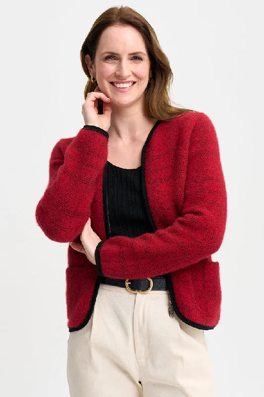 Eloise Jacket Herringbone Jacket Houndstooth Jacket Plaid Jacket