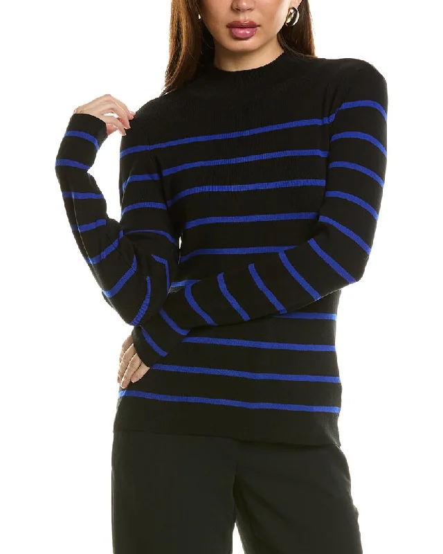 Tahari ASL Stripe Sweater Jersey Fabric Tulle Fabric Batik Fabric