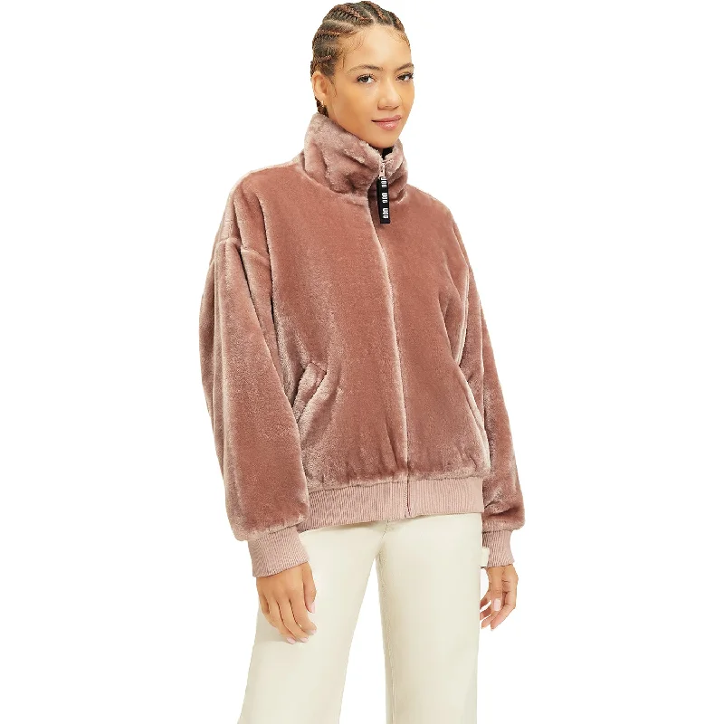 Women's UGG Laken Sherpa Jacket Cliff Fleece Jacket Down Jacket Parka