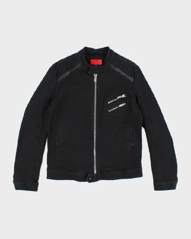 Vintage Hugo Boss Biker Style Harrington Jacket - M Chenille Fabric Brocade Fabric Lace Fabric Vintage Hugo Boss Biker Style Harrington Jacket - M Chenille Fabric Brocade Fabric Lace Fabric