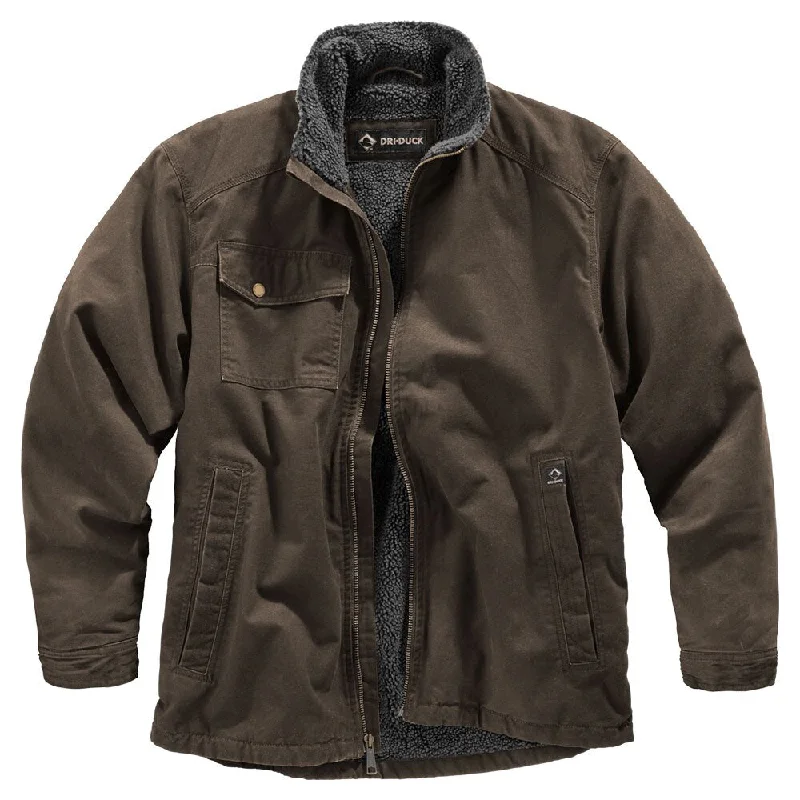 Endeavor Canvas Jacket Denim Fabric Leather Fabric Suede Fabric