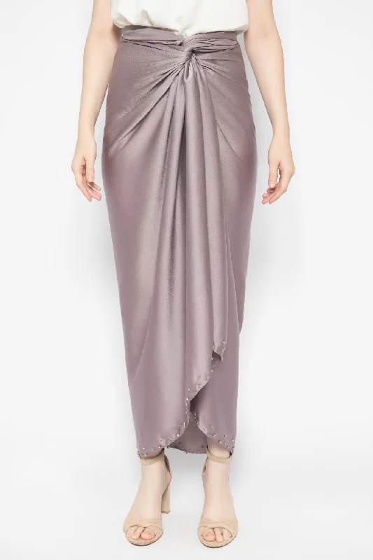 Kayra skirt in Dusty Purple denim skirt stylish