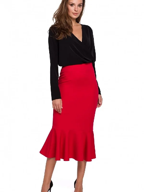 Skirt Makover denim skirt fashionable