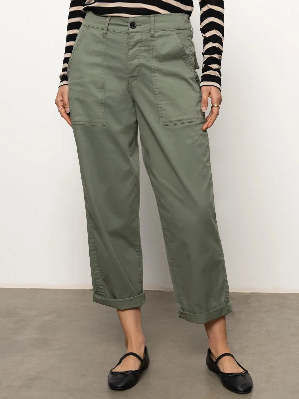 Cruiser Semi High Rise Chino Pant Dark Spruce Classic Flared Pants