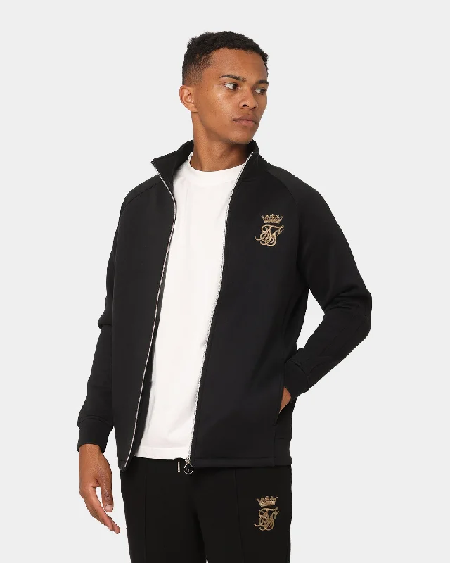 Sik Silk Messi x SikSilk Tape Funnel Zip Jacket Black/Gold Zippered Jacket Buttoned Jacket Snapped Jacket Sik Silk Messi x SikSilk Tape Funnel Zip Jacket Black/Gold Zippered Jacket Buttoned Jacket Snapped Jacket