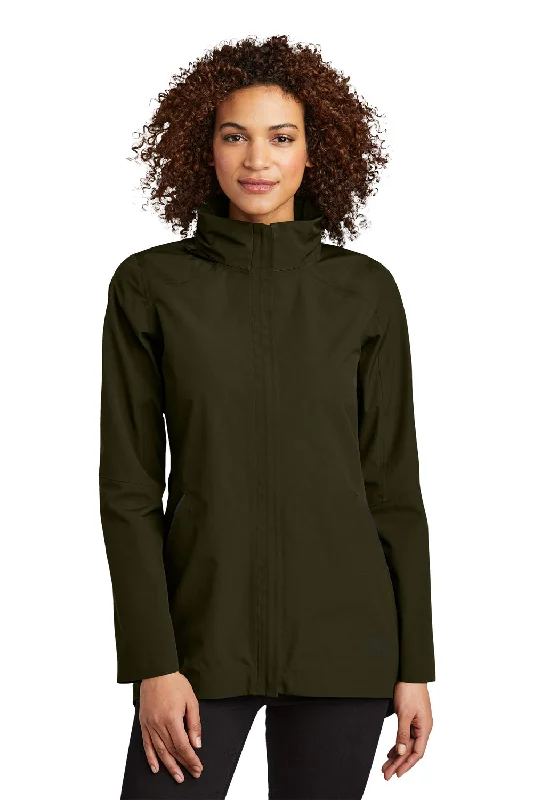 Ogio Womens Utilitarian Wind & Water Resistant Full Zip Hooded Jacket - Drive Green - Closeout Bomber Jacket Anorak Windbreaker Ogio Womens Utilitarian Wind & Water Resistant Full Zip Hooded Jacket - Drive Green - Closeout Bomber Jacket Anorak Windbreaker