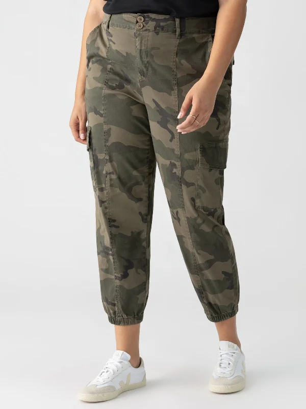 Rebel Standard Rise Pant Hiker Camo Extended Sizing Comfy Cargo Trousers
