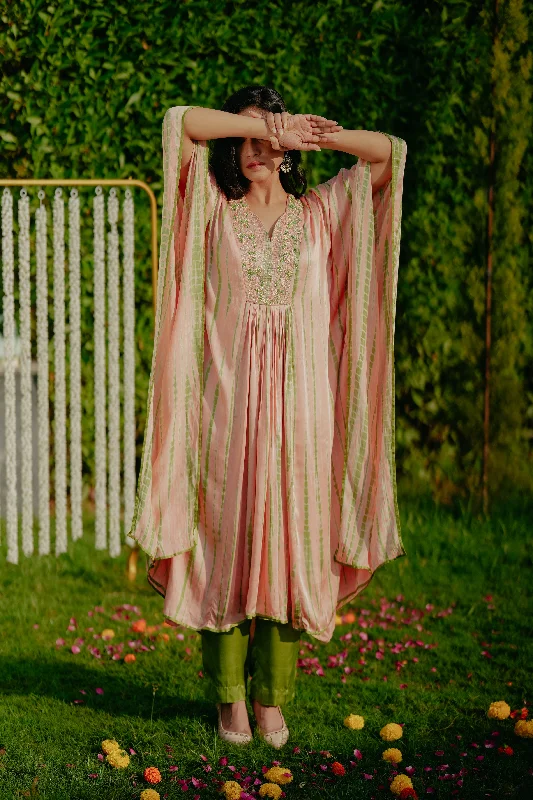 Kaftan Style Pant Set Relaxed Lounge Trousers