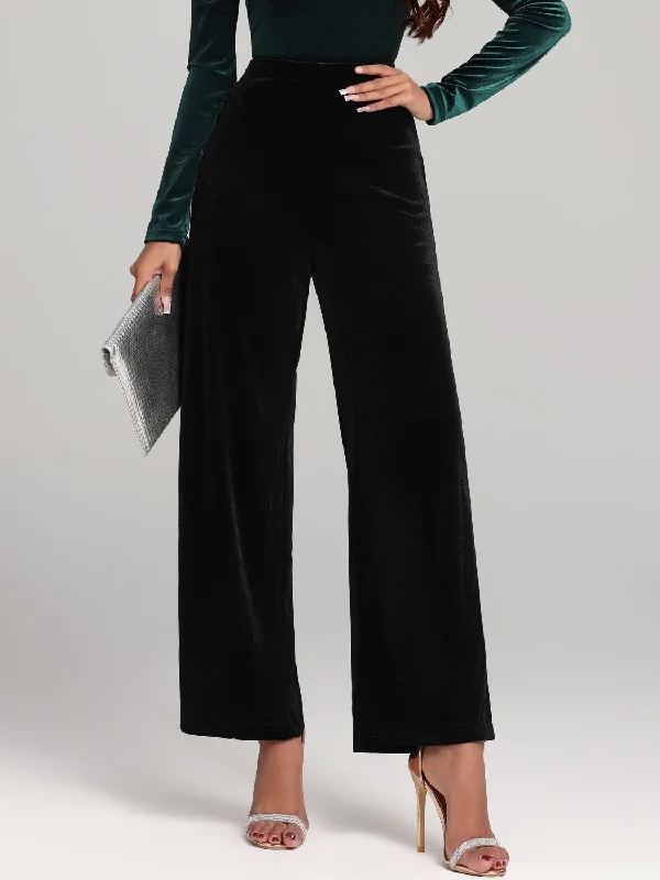 Hazel Blues® |  High Waist Wide Leg Pants Classic Stretch Pants