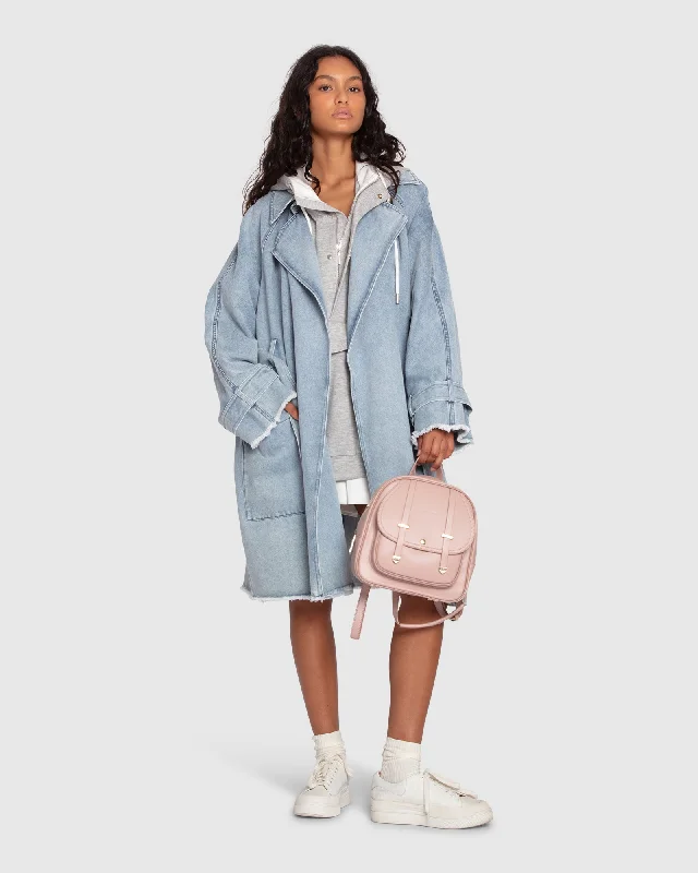 Fresh Boyfriend Jacket - Stonewash One-Shoulder Jacket Off-the-Shoulder Jacket Asymmetrical Jacket Fresh Boyfriend Jacket - Stonewash One-Shoulder Jacket Off-the-Shoulder Jacket Asymmetrical Jacket