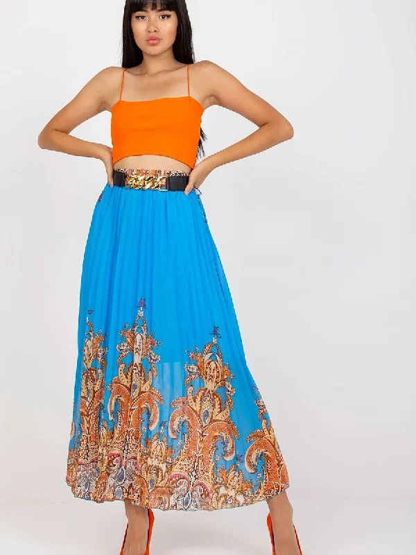Skirt Italy Moda denim skirt classic