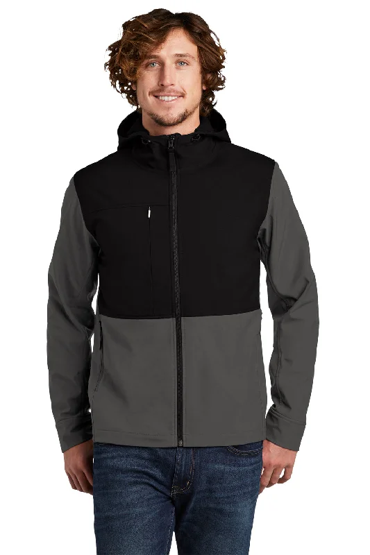 The North Face Mens Castle Rock Wind & Water Resistant Full Zip Hooded Jacket - Asphalt Grey - Closeout Cardigan Sweater Pullover The North Face Mens Castle Rock Wind & Water Resistant Full Zip Hooded Jacket - Asphalt Grey - Closeout Cardigan Sweater Pullover