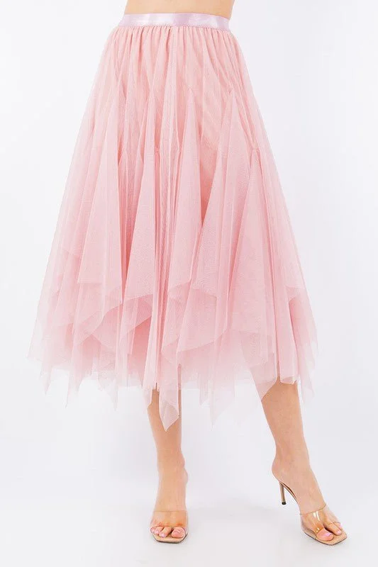 Rose Gypsy Tulle Skirt corduroy skirt comfortable