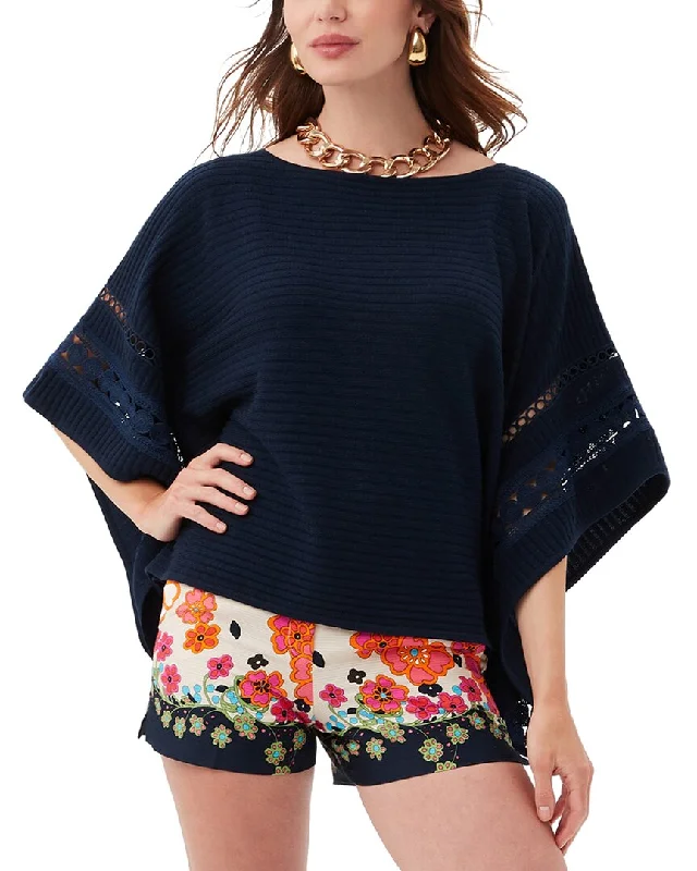 Trina Turk Chic Wrap 2 Wool Sweater Rayon Fabric Velvet Fabric Corduroy Fabric