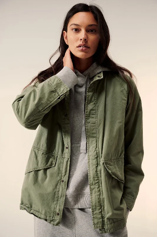 MELROSE JACKET Zippered Jacket Buttoned Jacket Snapped Jacket