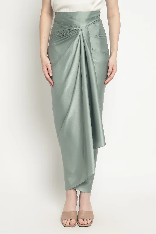 Lilit Skirt in Sage Green corduroy skirt durable