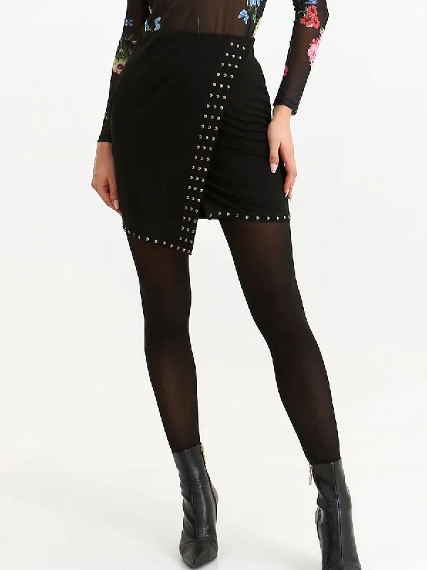 Short skirt Top Secret pleated skirt texture