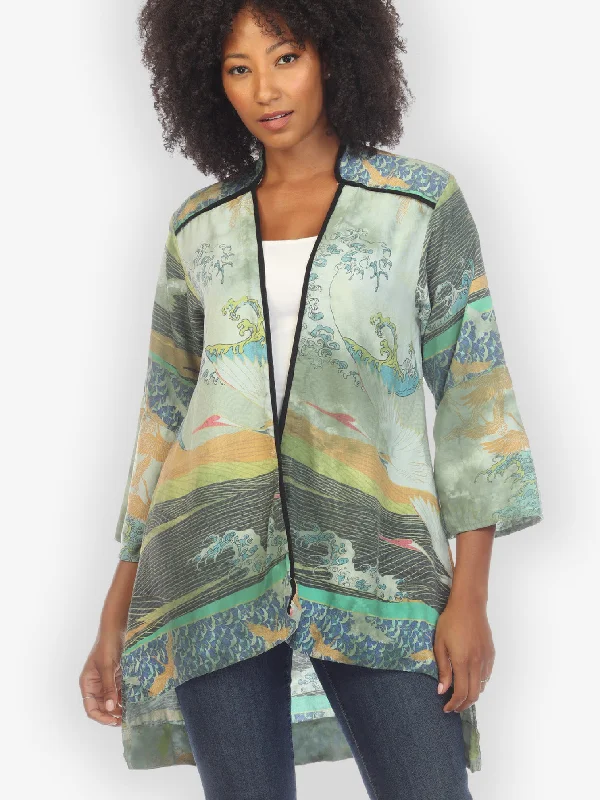 Crane Flying Sky Green Tie Dye Dynasty Jacket Lace Jacket Ribbed Jacket Sequined Jacket Crane Flying Sky Green Tie Dye Dynasty Jacket Lace Jacket Ribbed Jacket Sequined Jacket
