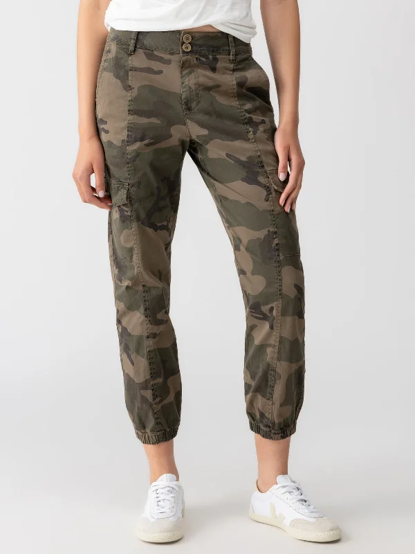 Rebel Standard Rise Pant Hiker Camo Chic Faux Leather Pants