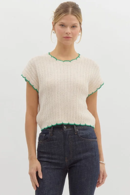 Chesney Sweater Ribbed Striped Patterned