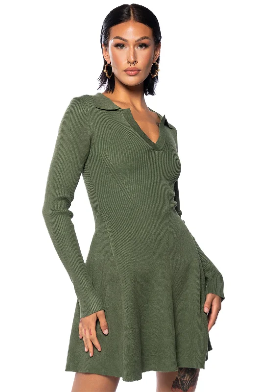 ELLA SWEATER KNIT COLLARED MINI DRESS Beaded Sweater Sequined Faux Fur