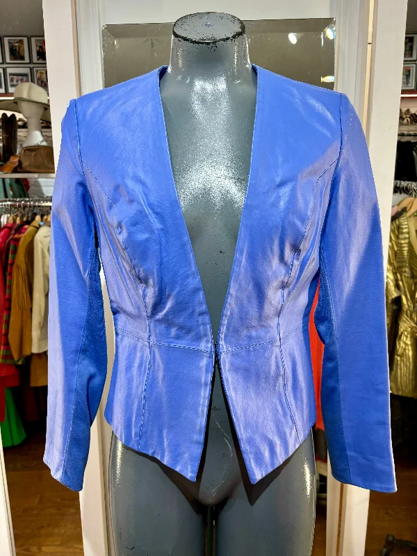 00’s Crop Zip Leather Fit Jacket by Julie Futrestine Embroidered Jacket Appliqued Jacket Beaded Jacket 00’s Crop Zip Leather Fit Jacket by Julie Futrestine Embroidered Jacket Appliqued Jacket Beaded Jacket