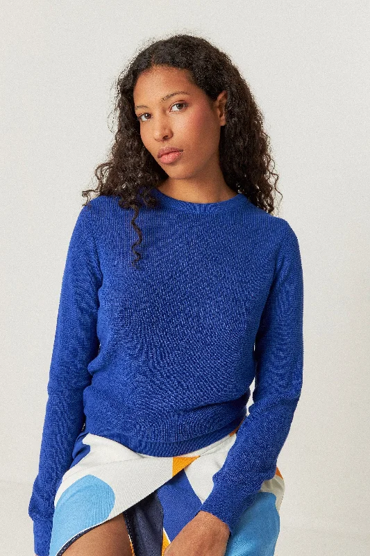 SKFK IRADI-GOTS SWEATER Glossy Satin Silk