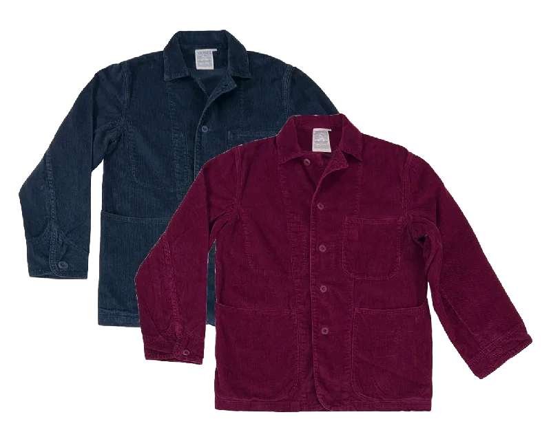 Jungmaven | Tour Jacket | Burgundy or Navy Cardigan Sweater Pullover