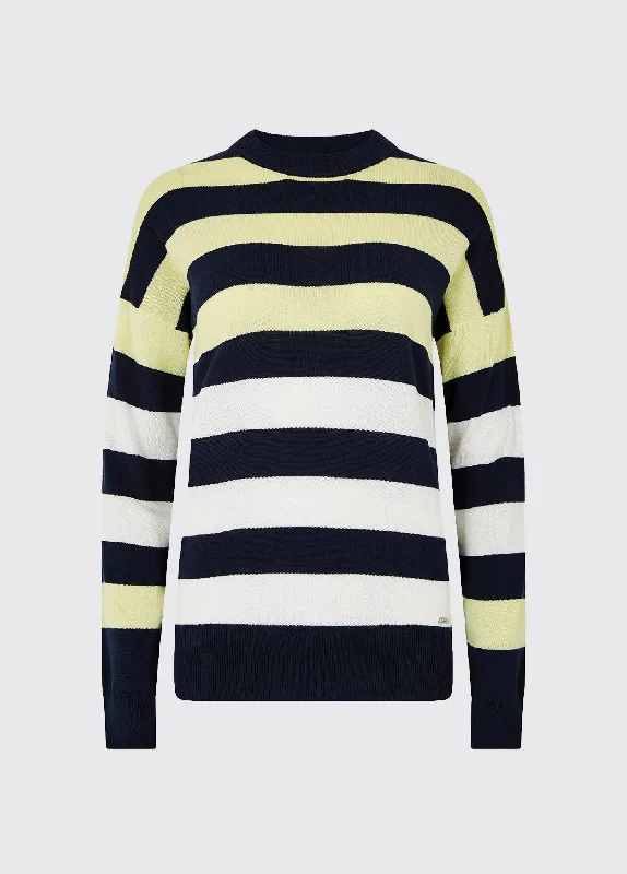Aranmore Crew Neck sweater - Navy Layered Multi-layer Single Layer