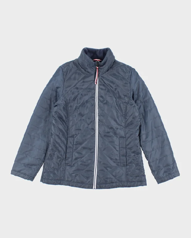 Tommy Hilfiger Navy Quilted Jacket - M Collared Jacket Crew Neck Jacket Turtle Neck Jacket Tommy Hilfiger Navy Quilted Jacket - M Collared Jacket Crew Neck Jacket Turtle Neck Jacket