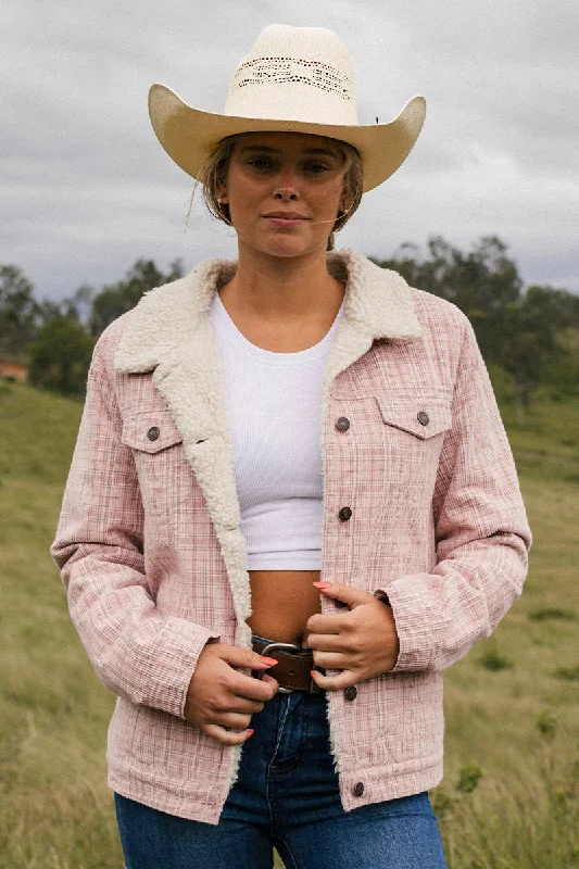 Killawarra Womens Corduroy Jacket - Light Cedar Snapped Jacket Toggled Jacket Drawstring Jacket Killawarra Womens Corduroy Jacket - Light Cedar Snapped Jacket Toggled Jacket Drawstring Jacket