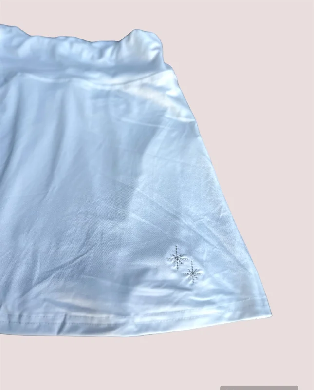 Sparkle Athletic Skirt (built in shorts w/pocket) silk skirt elegant