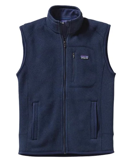 Patagonia Men's Better Sweater® Fleece Vest - Classic Navy Oversized Loose Flowy