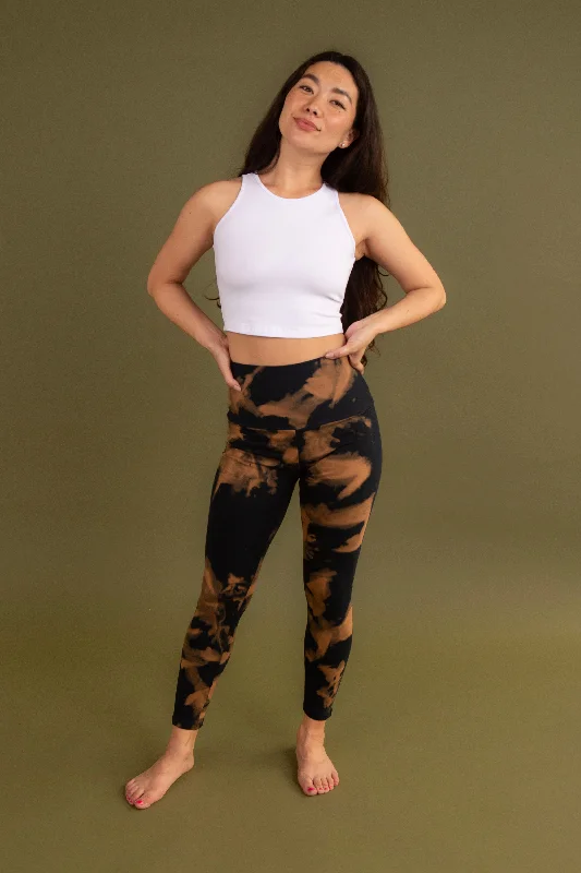 Super High Waist Tib Pant in Acid Wash Casual Yoga Pants