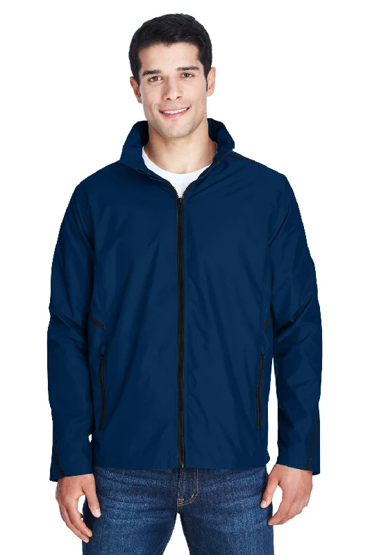 Team 365 Mens Conquest Wind & Water Resistant Full Zip Hooded Jacket - Dark Navy Blue Quilted Jacket Puffer Jacket Insulated Jacket Team 365 Mens Conquest Wind & Water Resistant Full Zip Hooded Jacket - Dark Navy Blue Quilted Jacket Puffer Jacket Insulated Jacket