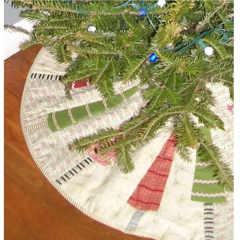 O Easy Christmas Tree Skirt JL-104e - Downloadable Pattern vintage skirt charm