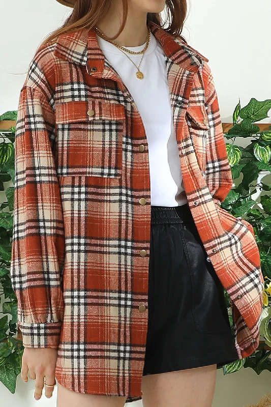 FLANNEL PLAID JACKET SHACKET WITHOUT SIDE POCKET Satin Jacket Silk Jacket Chiffon Jacket FLANNEL PLAID JACKET SHACKET WITHOUT SIDE POCKET Satin Jacket Silk Jacket Chiffon Jacket