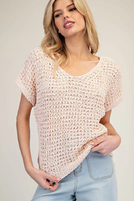 Noreen Sweater Lace Blend Ribbed Blend Corduroy Blend