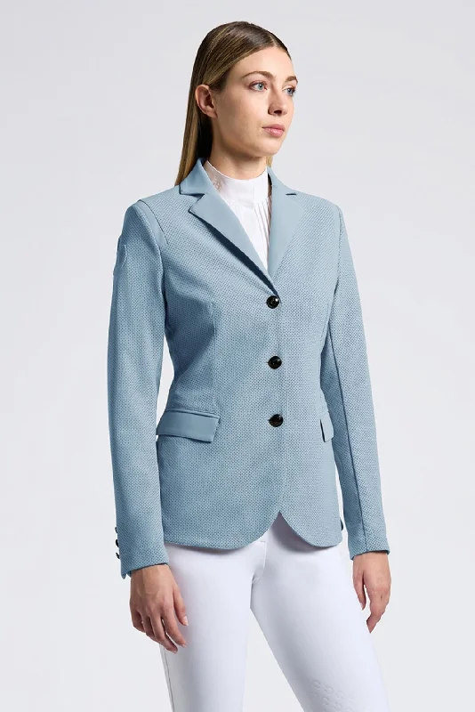 All-Over Perforated Competition Jacket - Blue Fog Herringbone Jacket Checkered Jacket Solid Jacket All-Over Perforated Competition Jacket - Blue Fog Herringbone Jacket Checkered Jacket Solid Jacket