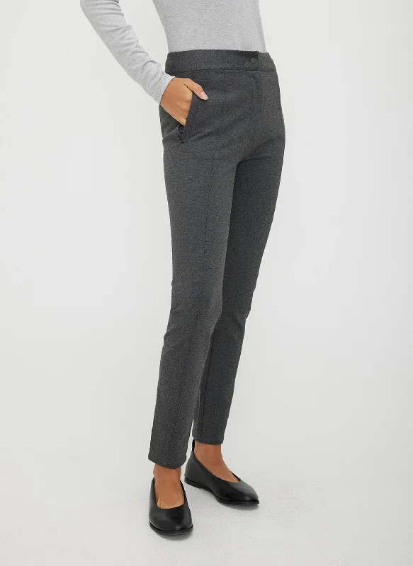 Expert Slim Fit Pants Cozy Full-Length Pants
