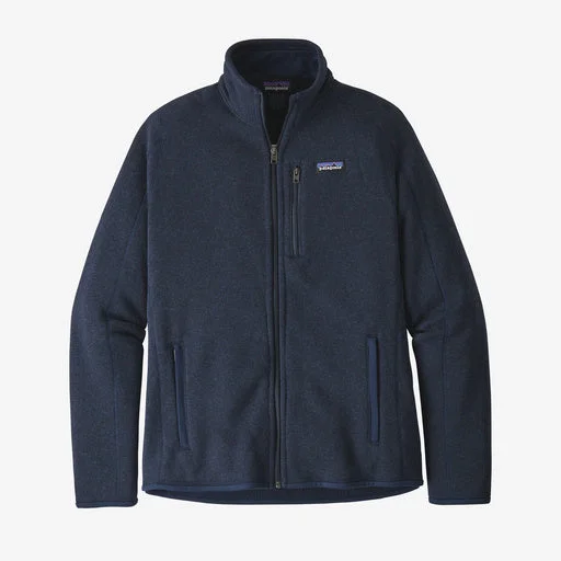 Patagonia Men's Better Sweater® Fleece Jacket - New Navy Polka Dot Checkered Tartan