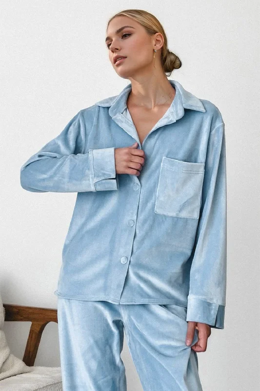 Hazel Blues® | Basic Bae Buttery-Soft Collared Neck Button Up Top and Pants Set Elegant High-Waist Pants Hazel Blues® | Basic Bae Buttery-Soft Collared Neck Button Up Top and Pants Set Elegant High-Waist Pants