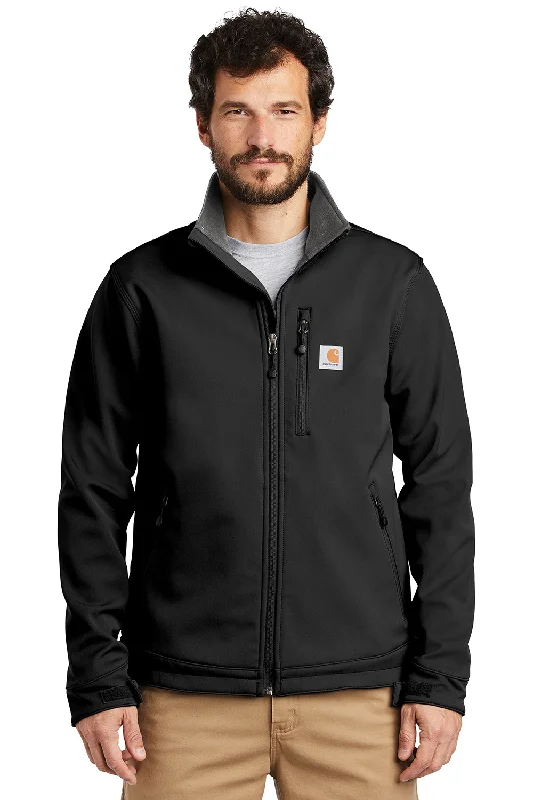 Carhartt Mens Crowley Wind & Water Resistant Full Zip Jacket - Black Herringbone Jacket Checkered Jacket Solid Jacket Carhartt Mens Crowley Wind & Water Resistant Full Zip Jacket - Black Herringbone Jacket Checkered Jacket Solid Jacket