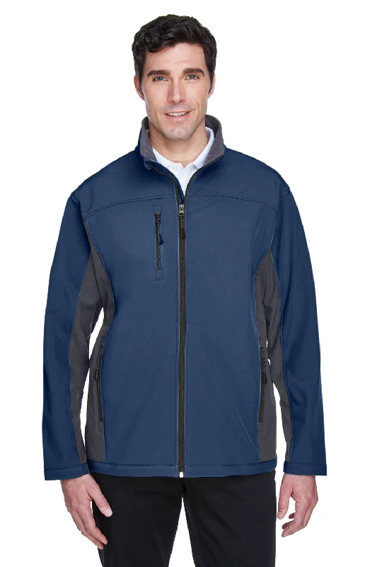 Devon & Jones Mens Wind & Water Resistant Full Zip Jacket - Navy Blue/Dark Grey - Closeout Oversized Jacket Tailored Jacket Straight Jacket Devon & Jones Mens Wind & Water Resistant Full Zip Jacket - Navy Blue/Dark Grey - Closeout Oversized Jacket Tailored Jacket Straight Jacket