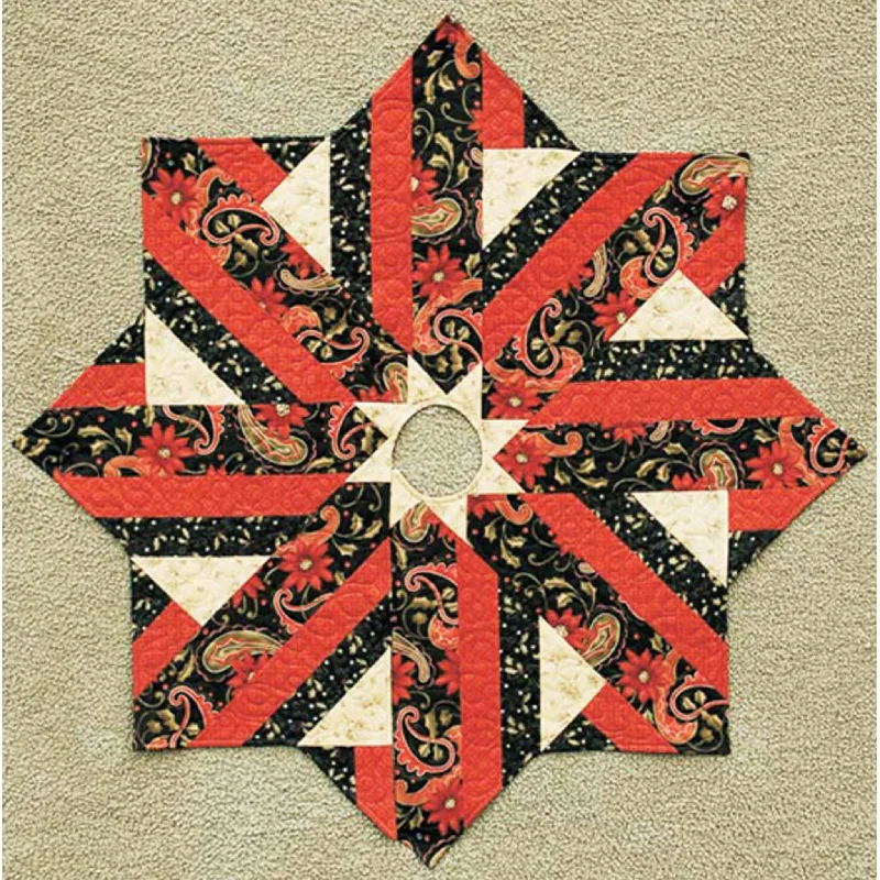 Holiday Dressing Tree Skirt HHQ-7348e - Downloadable Pattern lace skirt delicate