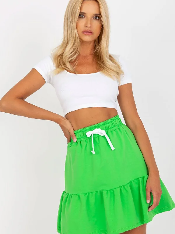 Skirt Fancy ribbed skirt waist