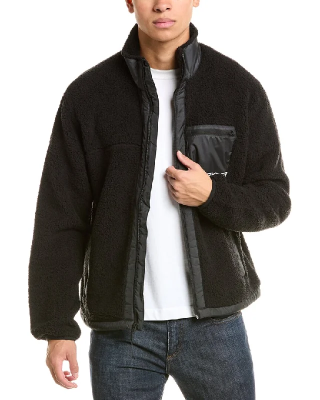 Spyder Sherman Fleece Jacket Ribbed Jacket Pleated Jacket Ruffled Jacket